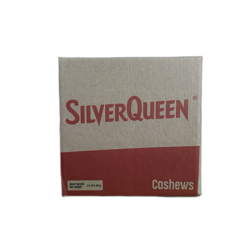 

Silverqueen 55gr Cashew box isi 20pc