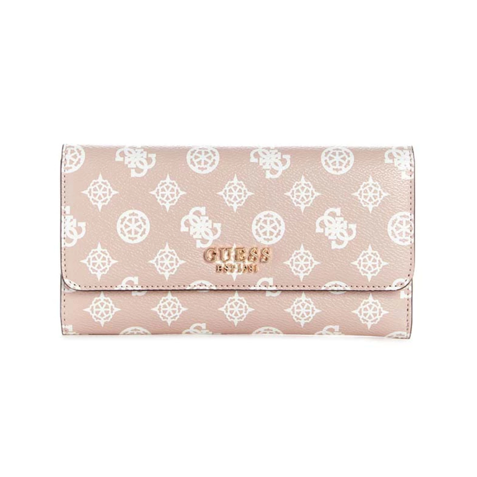 Preloved LAUREL SLG MULTI CLUTCH - DOMPET GUESS ORIGINAL WANITA ROSEWOOD LG-PG850066 (100% Original)