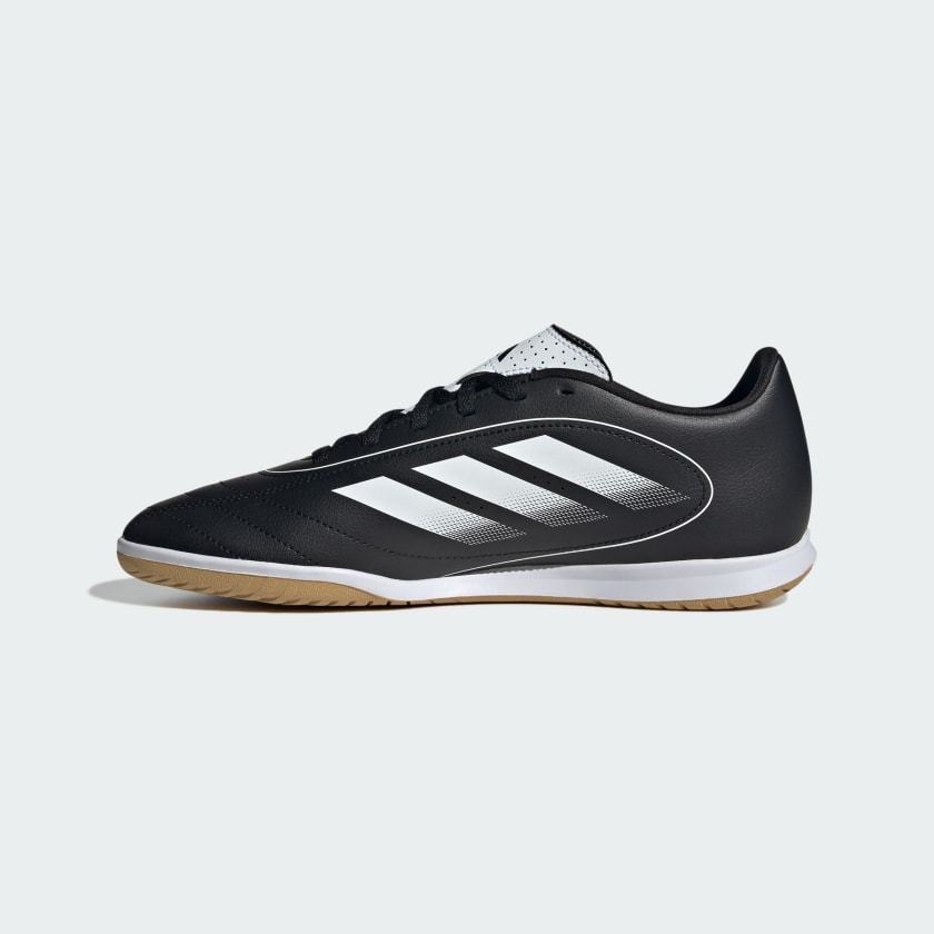 terbaru sepatu futsal adidas goletto ix in - black white black ih0097 original