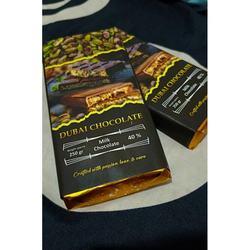 

(2 RASA & MIX) Coklat Dubai Pistachio Kunafa 2 Varian Rasa Tiramisu & Matcha - HALAL