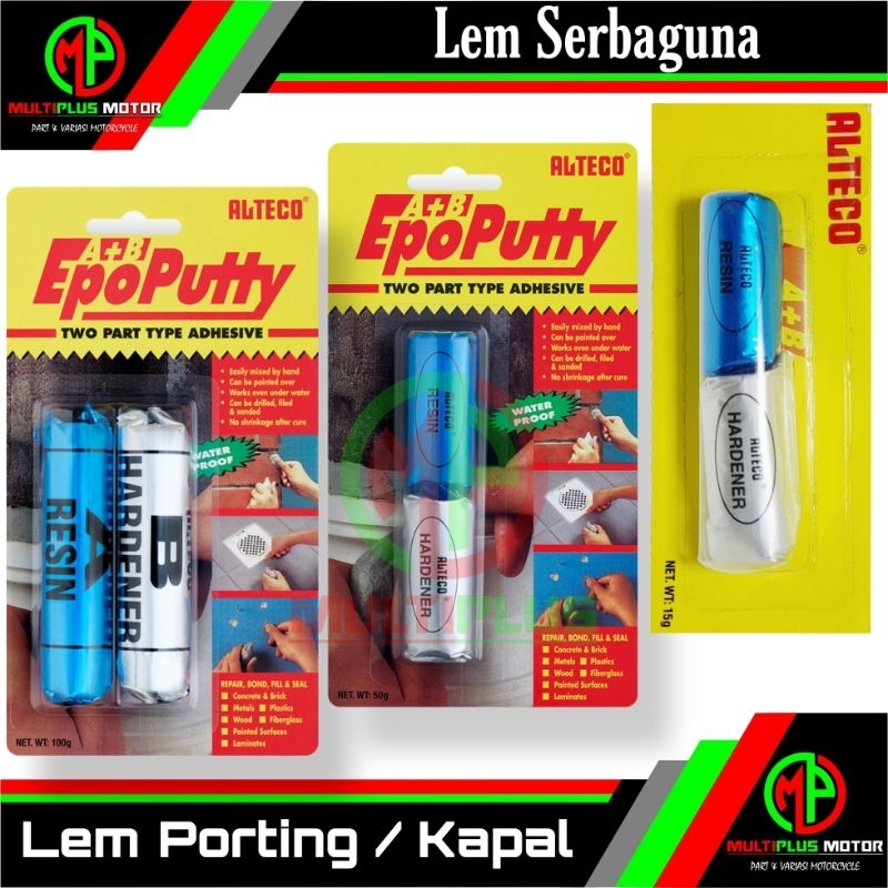 Lem EPO PUTTY Lem Porting Kapal ALTECO ORIGINAL
