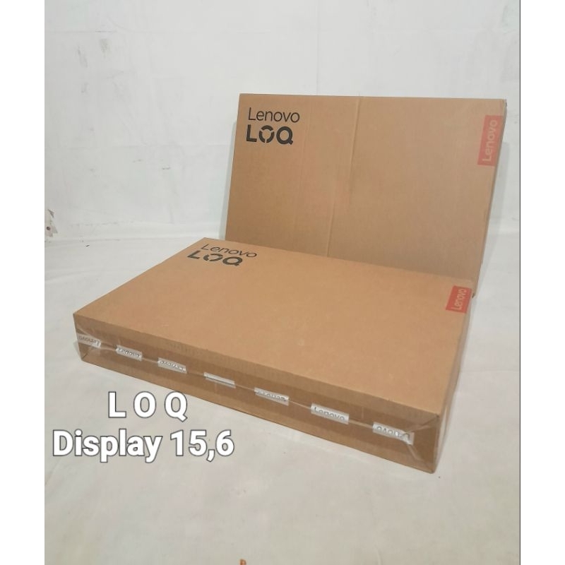 Kardus laptop lenovo LOQ original aksesoris fullset