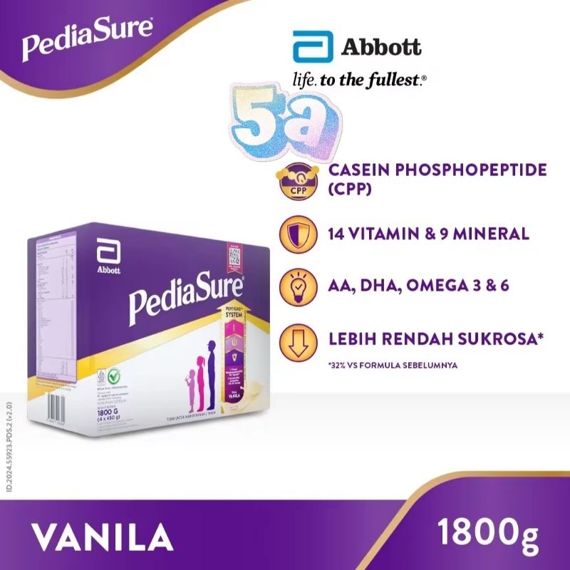 

PediaSure Vanila (1-10th) 1800gr