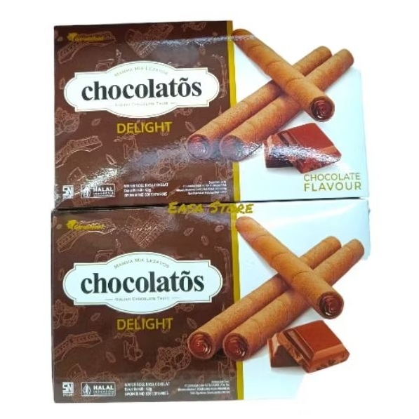 

Chocolatos Delight Wafer Rolls 90 gram