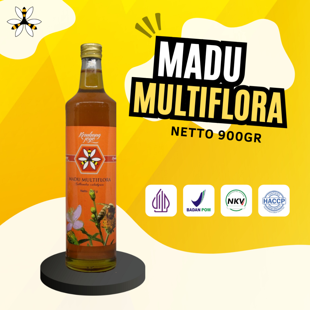 

Madu Kembang Joyo - Madu Multiflora 660 ml/ 900gr + Free Bubble Wrap