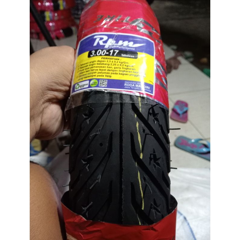 ban RPM TUBLES 300 17 Verza Vixion MX dll
