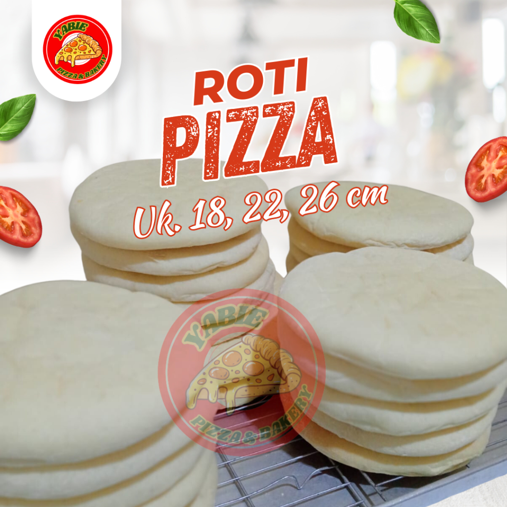 

Base Pizza - Adonan Pizza - Pizza Base - Roti Pizza - Pizza Dough isi 5 pcs Uk. 26cm