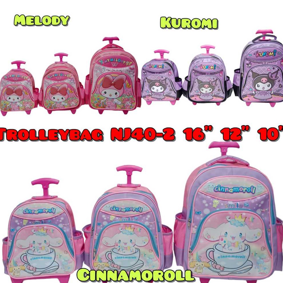 Bagus Banget JOYELSY  TAS TROLY  RANSEL SEKOLAH NJ42 MOTIF CEWEK COWOK SD TK PAUD