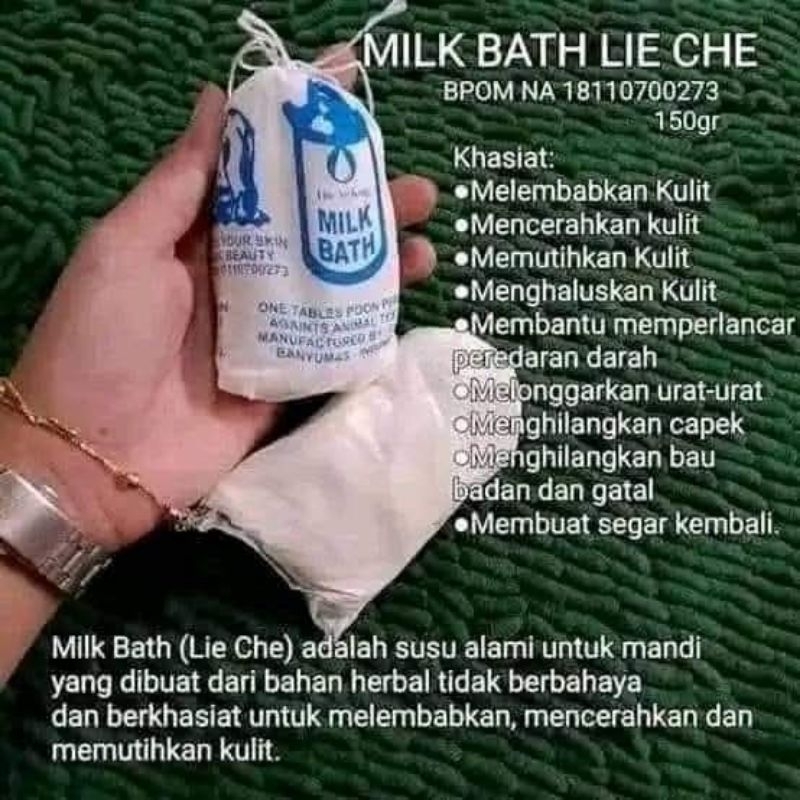 

susu karung / milk bath