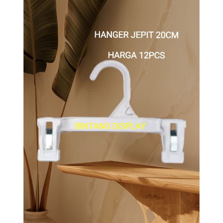Tren Kekinian HANGER JEPIT CELANA HARGA 12PCS HANGER JEPIT KERUDUNG