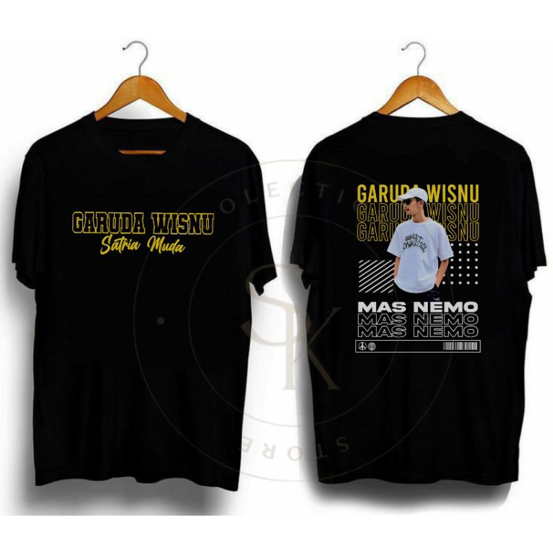 kaos anak Garuda Wisnu baju Hitam Satria Muda GWSM terbaru