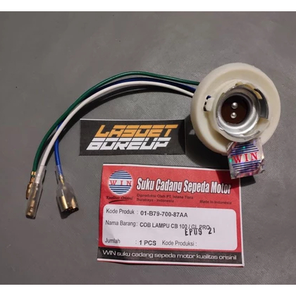 FITTING FITING SOCKET SOKET LAMPU DEPAN HONDA WIN 100 CB100 CB125 GL100 GL125