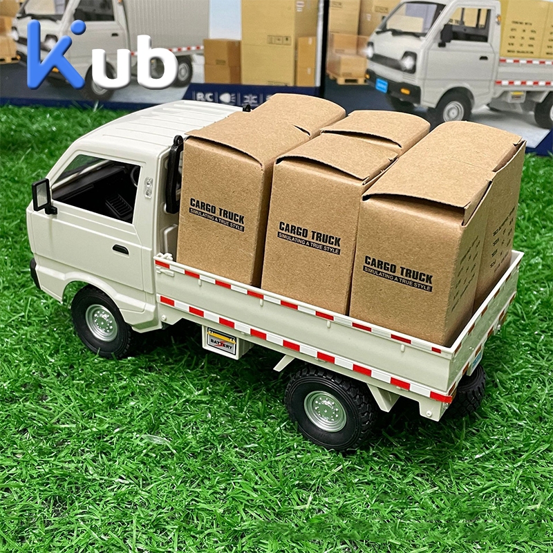 

Kubaby Mainan Mobil Remote Control Carry Cargo Box Truck Drift Skala 1:16 Baterai Cas