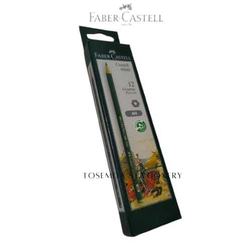 

Pensil Faber Castell 9000 - Lengkap 4H/H/ F/ HB/ HARGA SATUAN/PCS Barang 100% ORIGINAL dan BERKUALITAS ! - 4H, 1 pcs