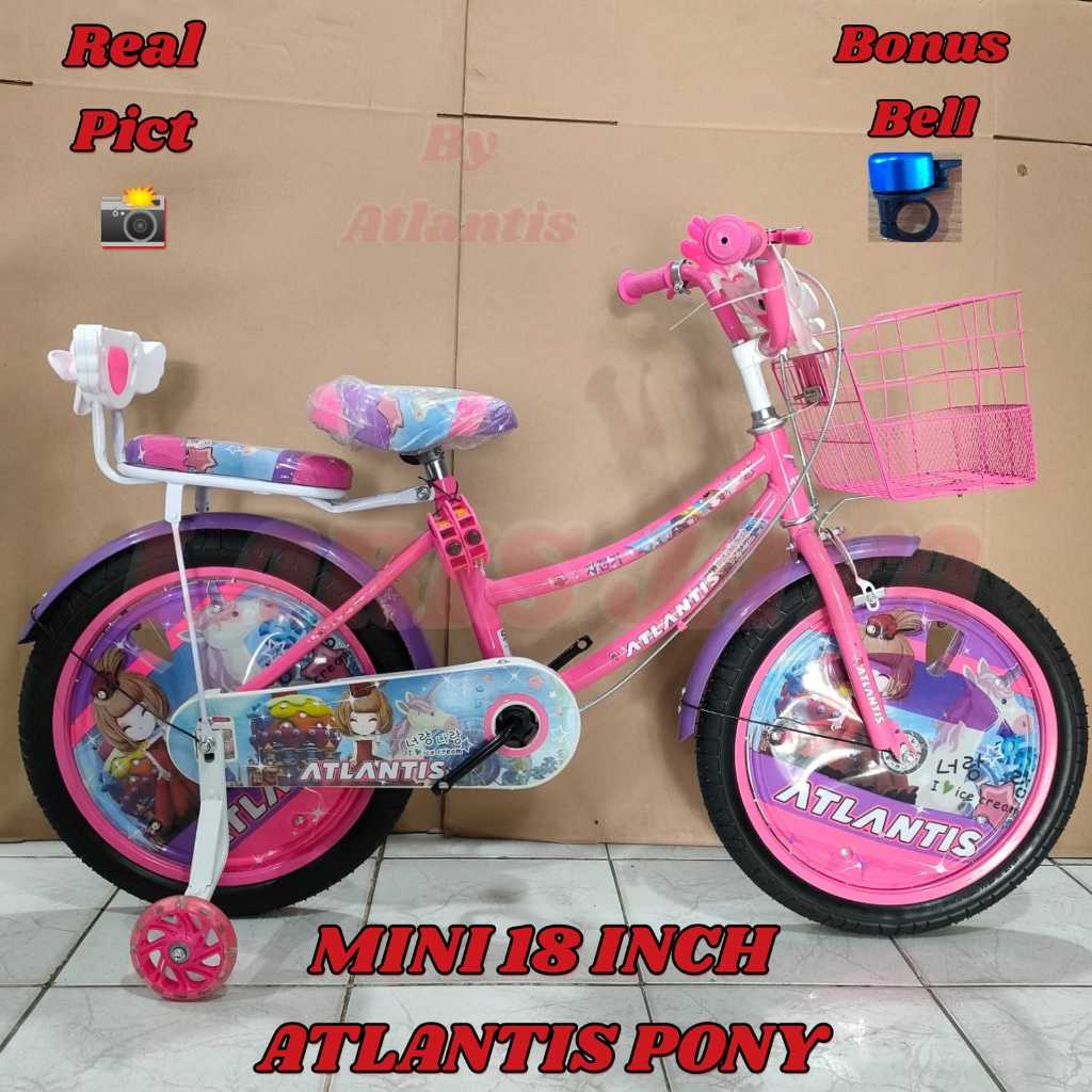 Terlaris Sepeda Mini Anak 18 Inch Centrum Sepeda Anak Kranjang 18 Inch Mortein Sepeda Anak Perempuan