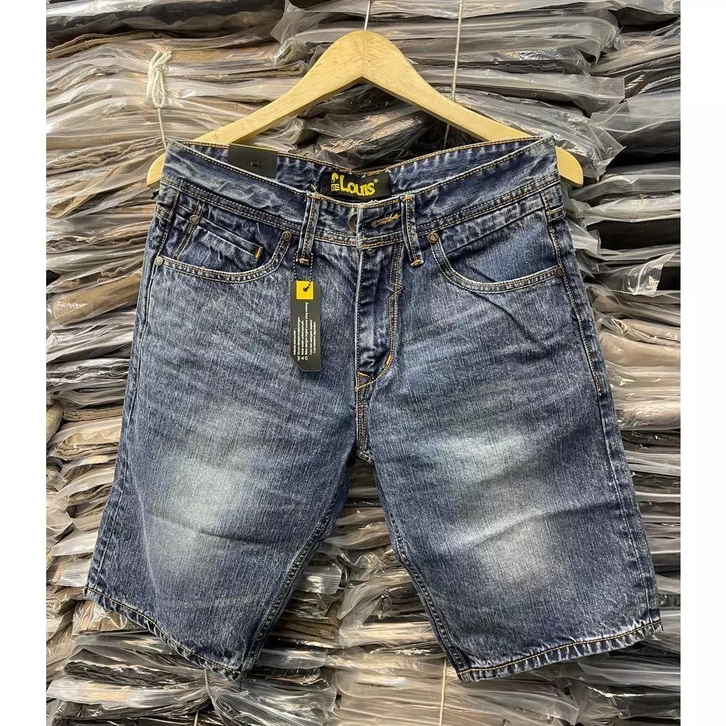 Celana Jeans Pendek Pria Original jeans Cowok Pendek Kualitas Celana zee Louis Celana jeans pendek