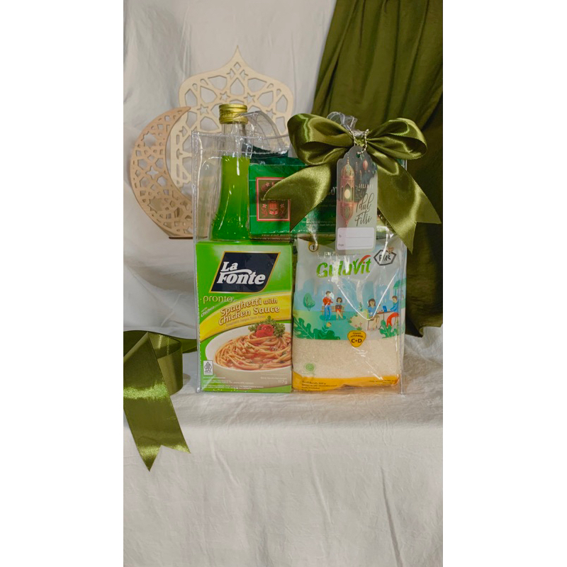

Tas Mika Transparan Hampers 20x10x25