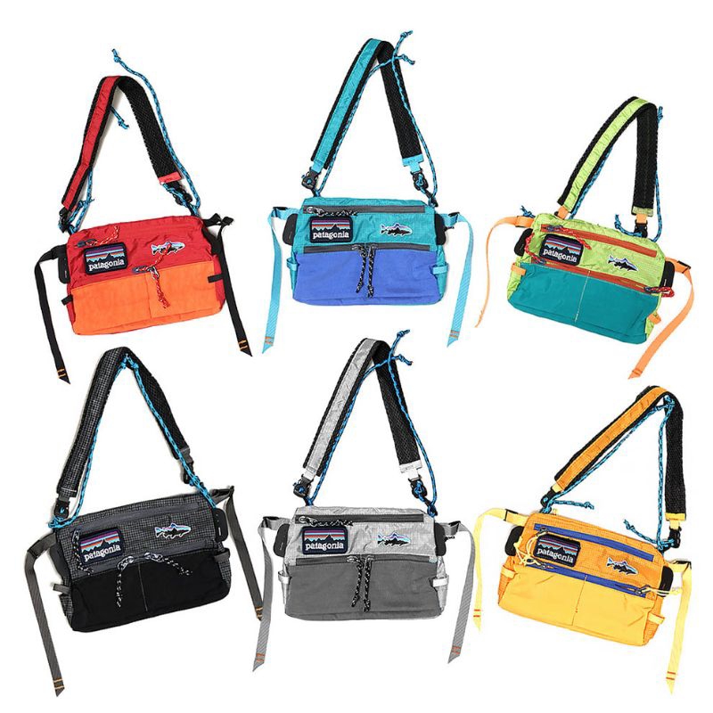 Sling bag Patagonia Tas Amplop Olahraga Tahan Air Tas selempang pria Patagonia Ultralight Zipper Fly