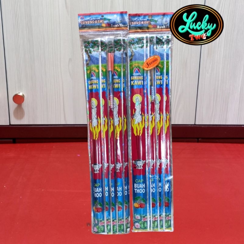 Dupa / Hio Gunung Kawi (Batang Jumbo) Isi 1 Batang & 3 Btg Cap Buah Thoo