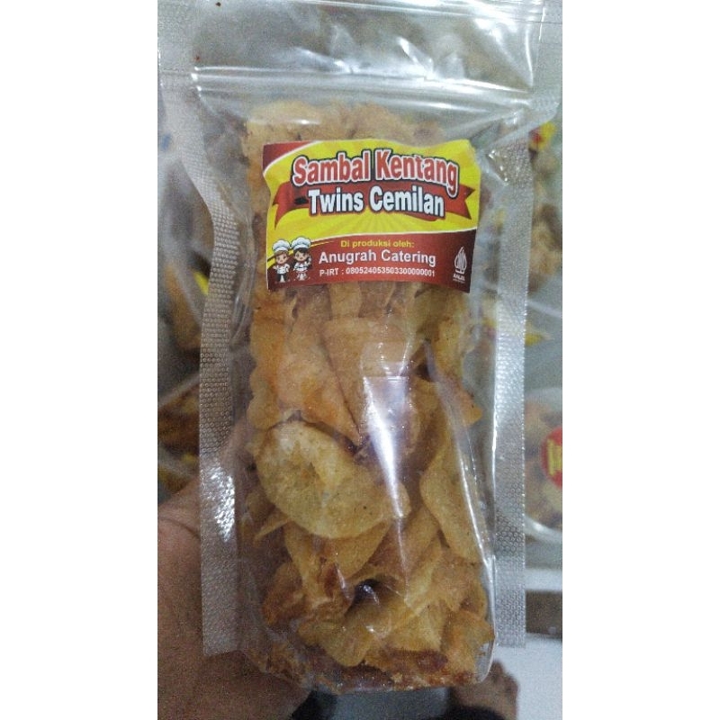 

Sambal Kentang Twins Cemilan Rasa Pedas 100gram