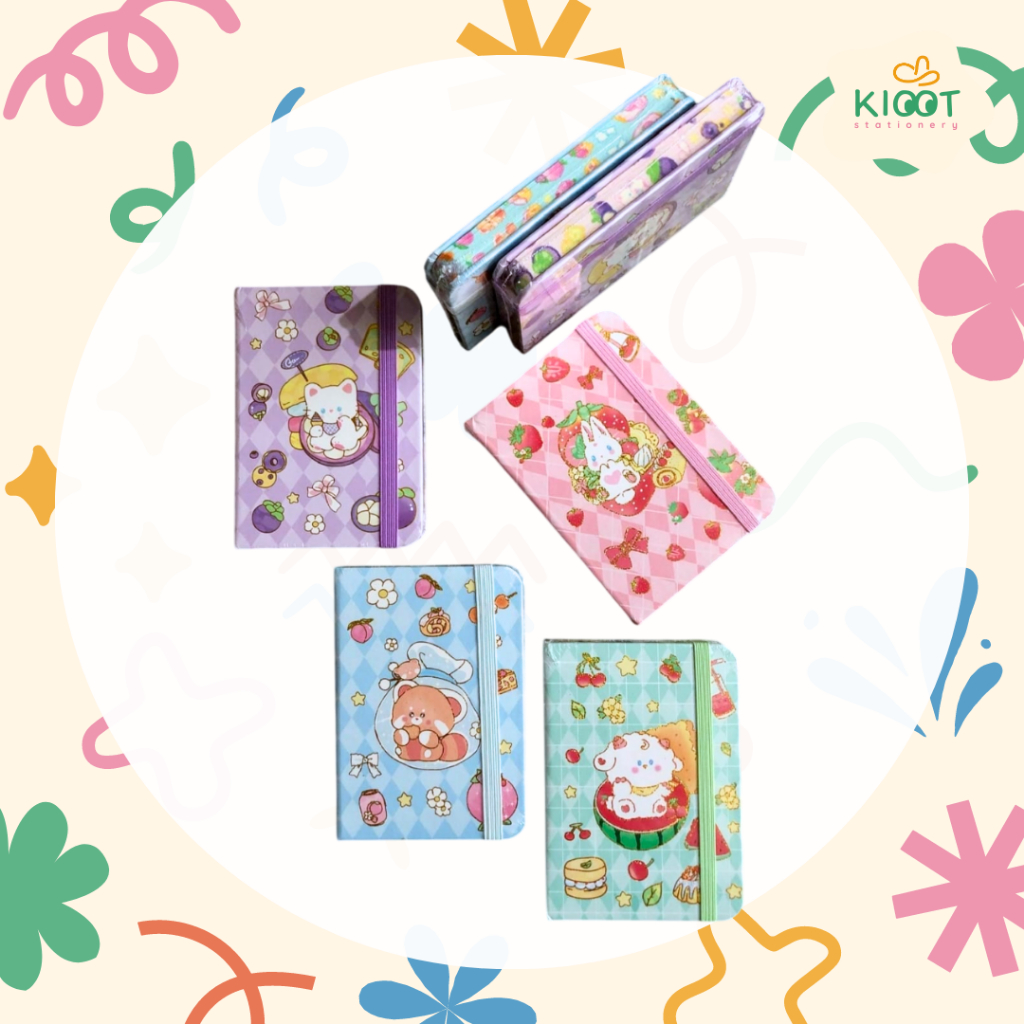 Kioot - Agenda Tali A7 / Buku Catatan Warna Anak / Notebook Kecil 56118
