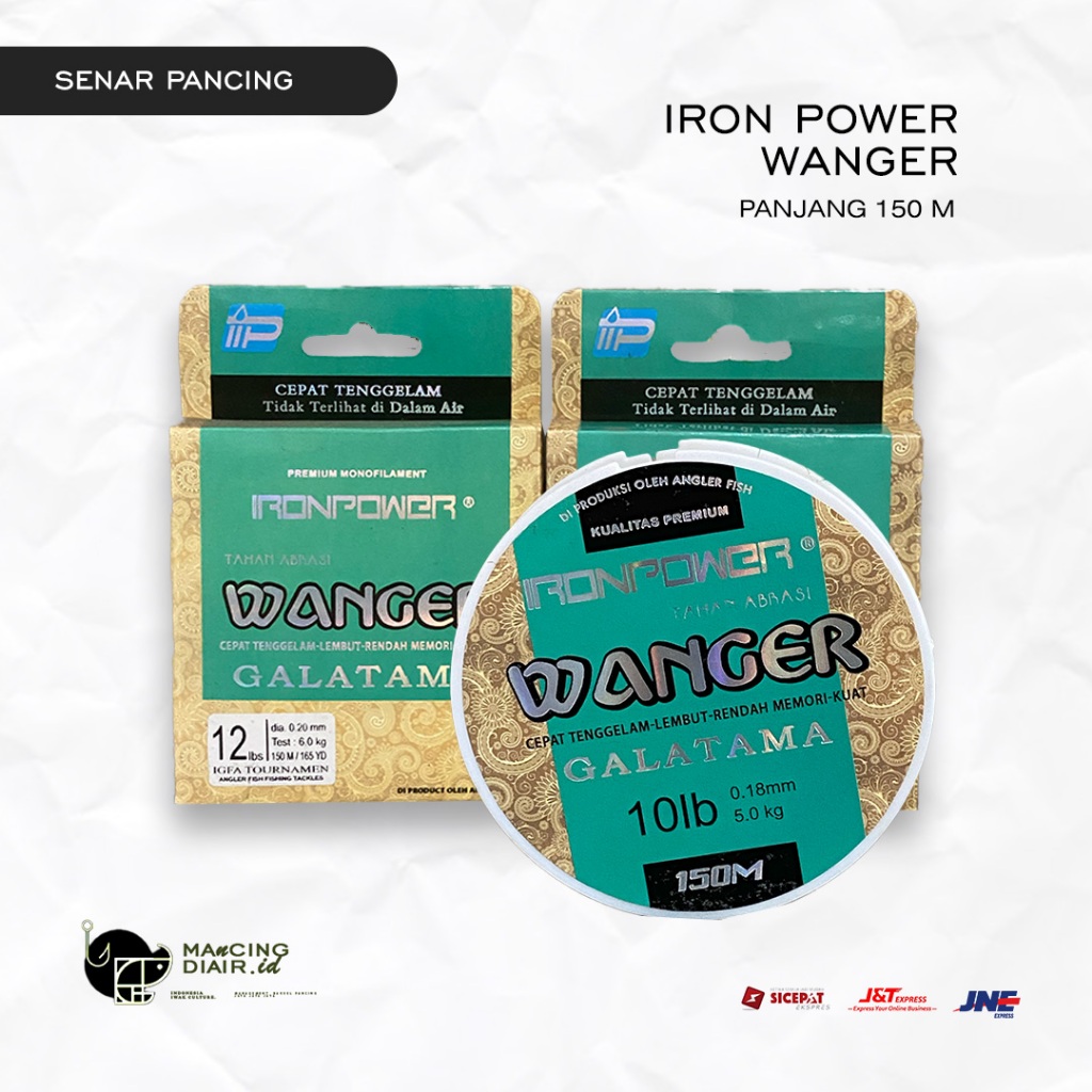 Senar Pancing Iron Power Wanger Galata - 150M