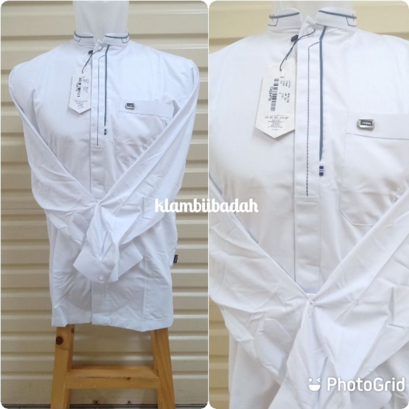 Koko Dewasa Putih Manset Ar Zun