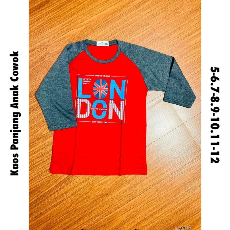 kaos panjang anak laki-laki aero