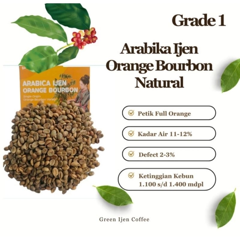 

Arabika Ijen Orange bourboun 1kg