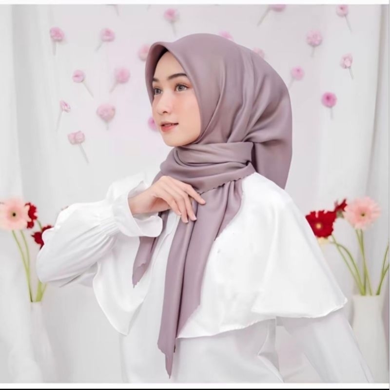 Hijab Segiempat Nur Sinar || Hijab Sinar Glamour. || Kerudung Segi empat Azara Glamour || Hijab Sina