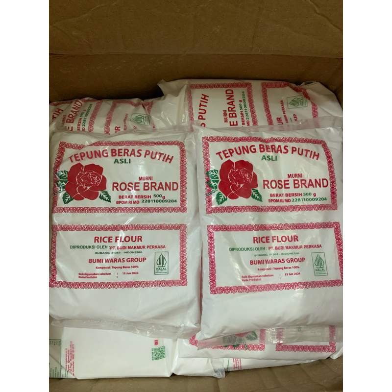 

Tepung Beras Rose Brand 500gr