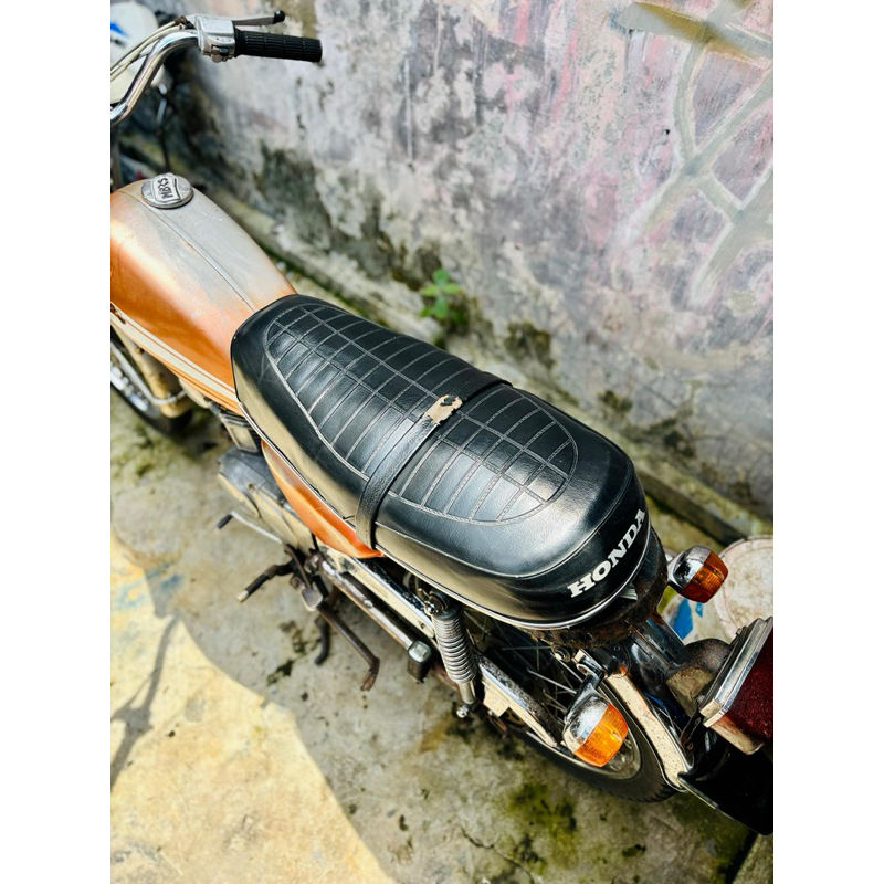 jok honda cb100 double seat cb100 original bekas