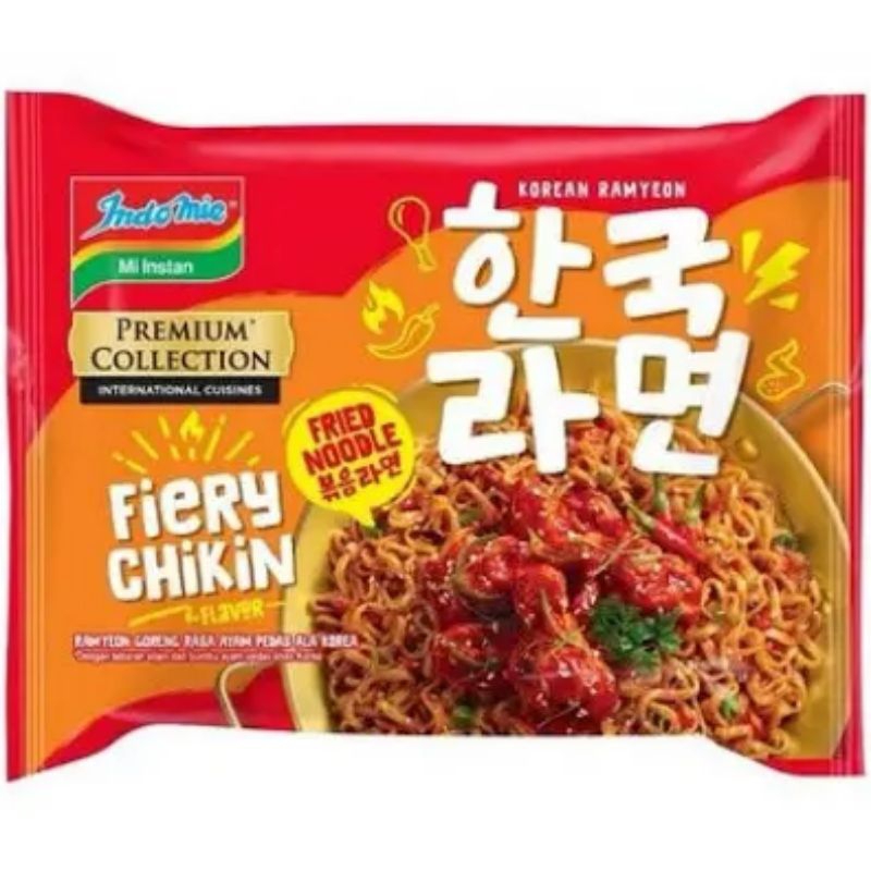 

INDOMIE PREMIUM KOREAN SERIES Goreng rasa FIERY CHIKIN