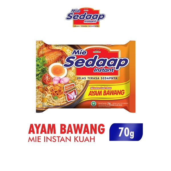 

Sedaap Mie Instan Ayam Bawang 70 gr