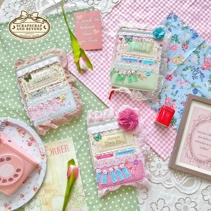 

MEMENTO PLANNER SCRAPSCRAP AND BEYOND | JOURNAL BOOK DIARY BOOK DIY BUKU JOURNALING SHABBY CHIC