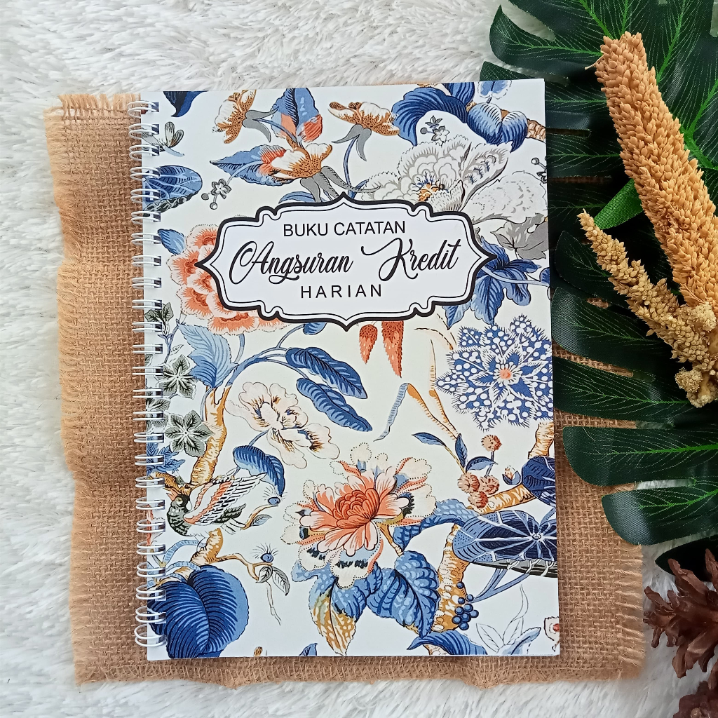 

ES88 BUKU CATATAN ANGSURAN KREDIT HARIAN MOTIF BATIK BIRU UK A5 JILID SPIRAL NON-CUSTOM 100 HAL