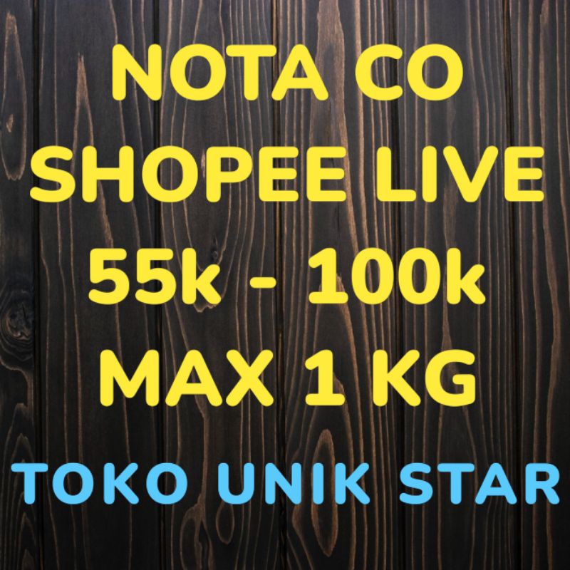 

Link Packing Nota Live 1 kg 55k - 100k