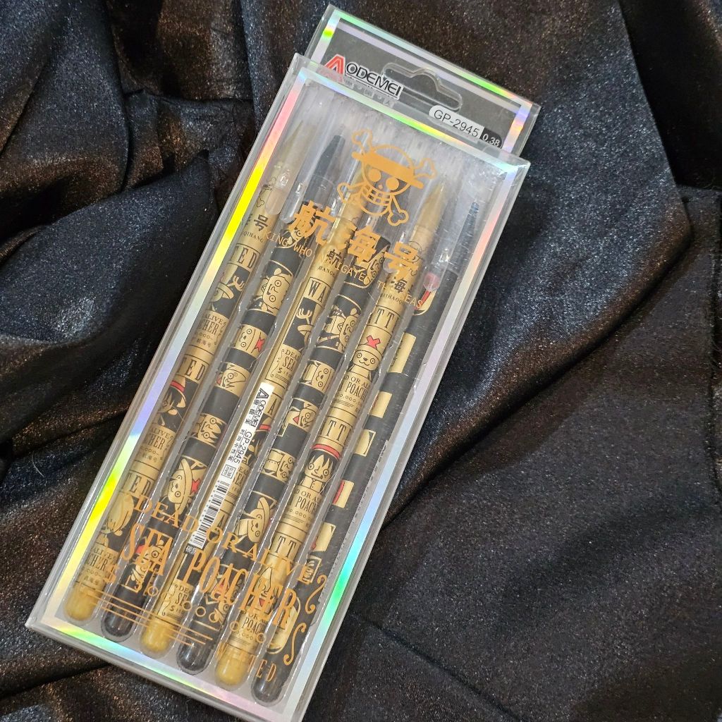 

[ TWE ] Pulpen onepiece gold 6pcs sebox