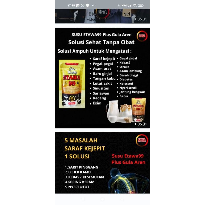 

ETAWA 99 SUSU KAMBING ETAWA BUBUK GULA AREN