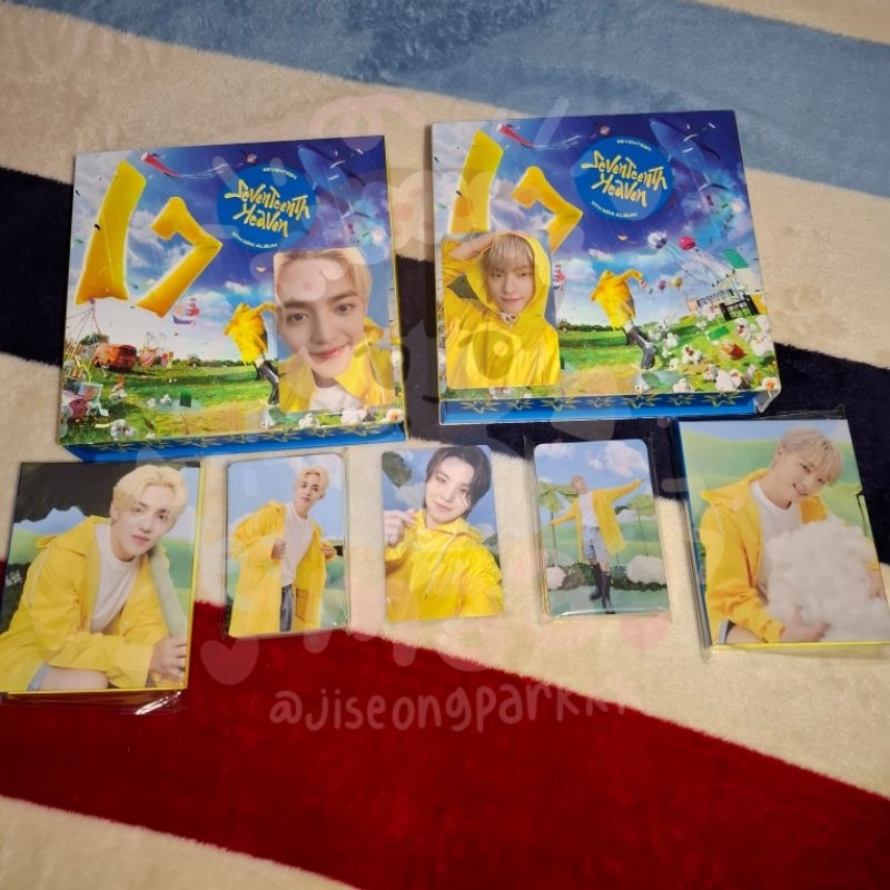 Seventeenth Heaven Carat Version Scoups Set Dino Set Photocard pc Woozi