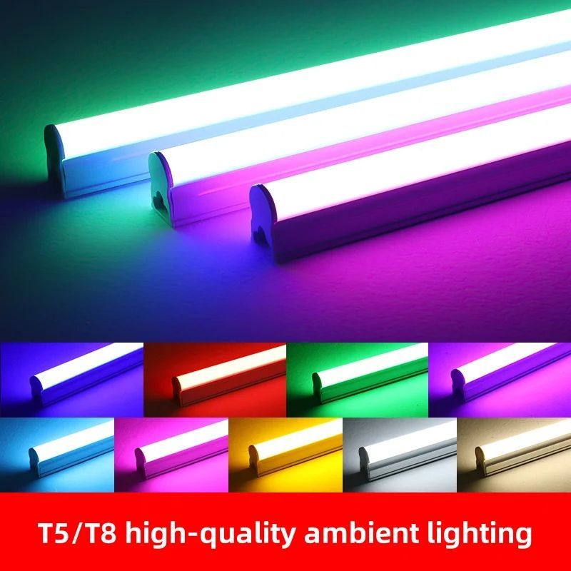 Lampu TL Neon T5 LED 6 Watt 30cm/60cm Warna Warni / Lampu Neon LED TUBE