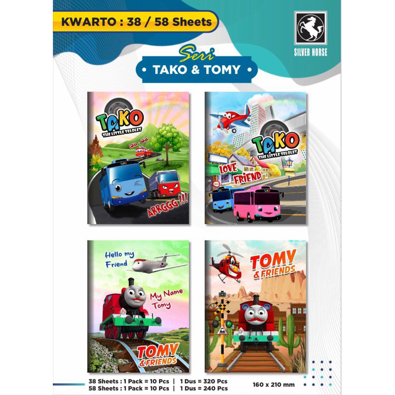 

BUKU TULIS SIDU SILVER HORSE 38 LEMBAR ISI 10 PCS BUKU TULIS SIDU 58 LEMBAR ISI 10 PCS / BUKU SEKOLAH / BUKU KWARTO