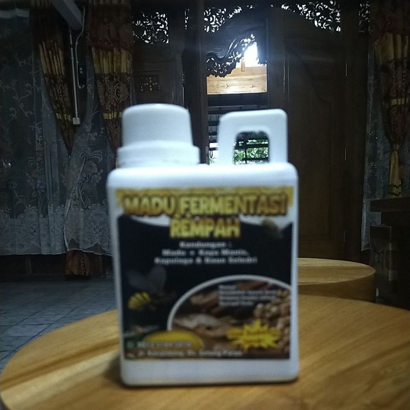 

madu fermentasi , kayu manis, kapulaga, daun seledri
