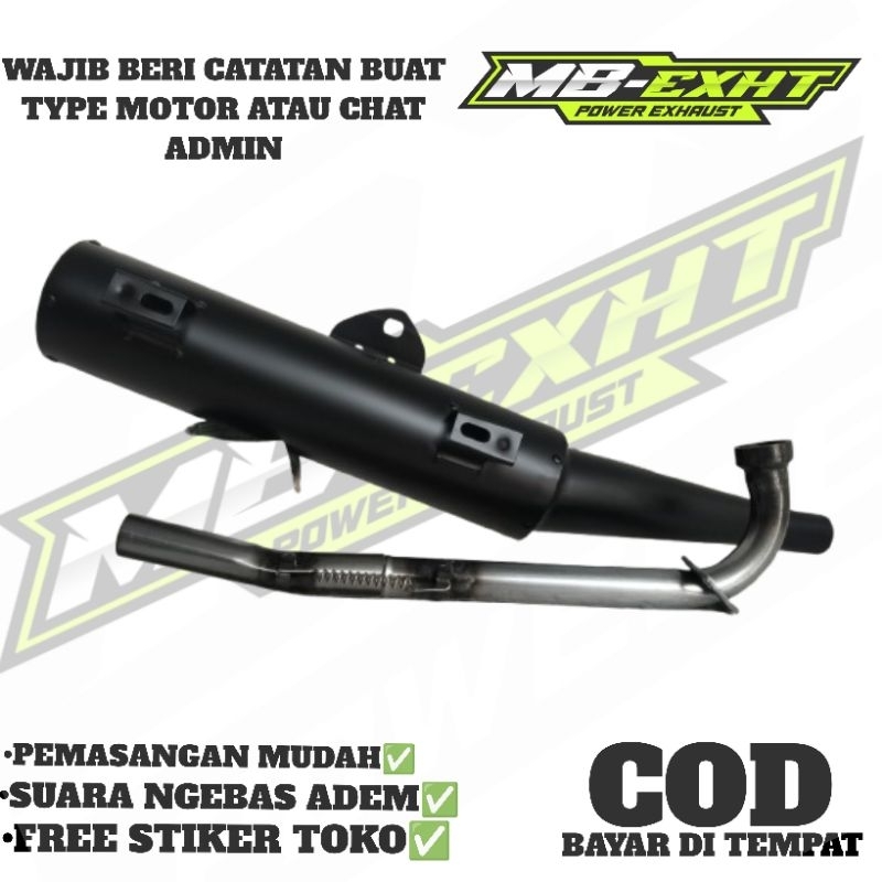 KNALPOT TSUKIGI STANDAR RACING STANLIST JUPITER Z ZI VEGA R ZR RR LAMA