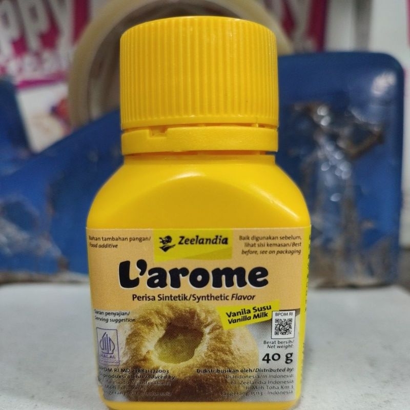 

Vanilla susu perasa bahan adonan kue L'arome 40g