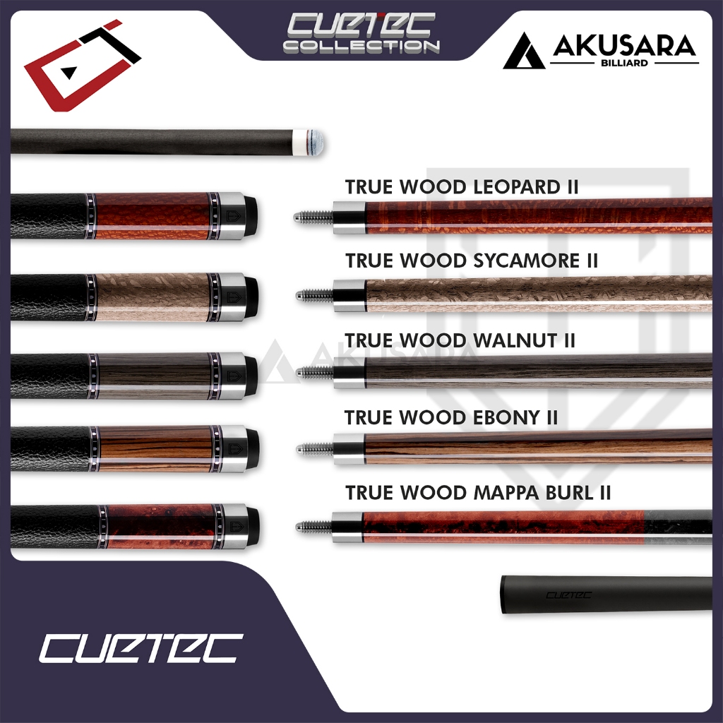 Stik Play Cuetec Truewood Edition Carbon Cue Billiard