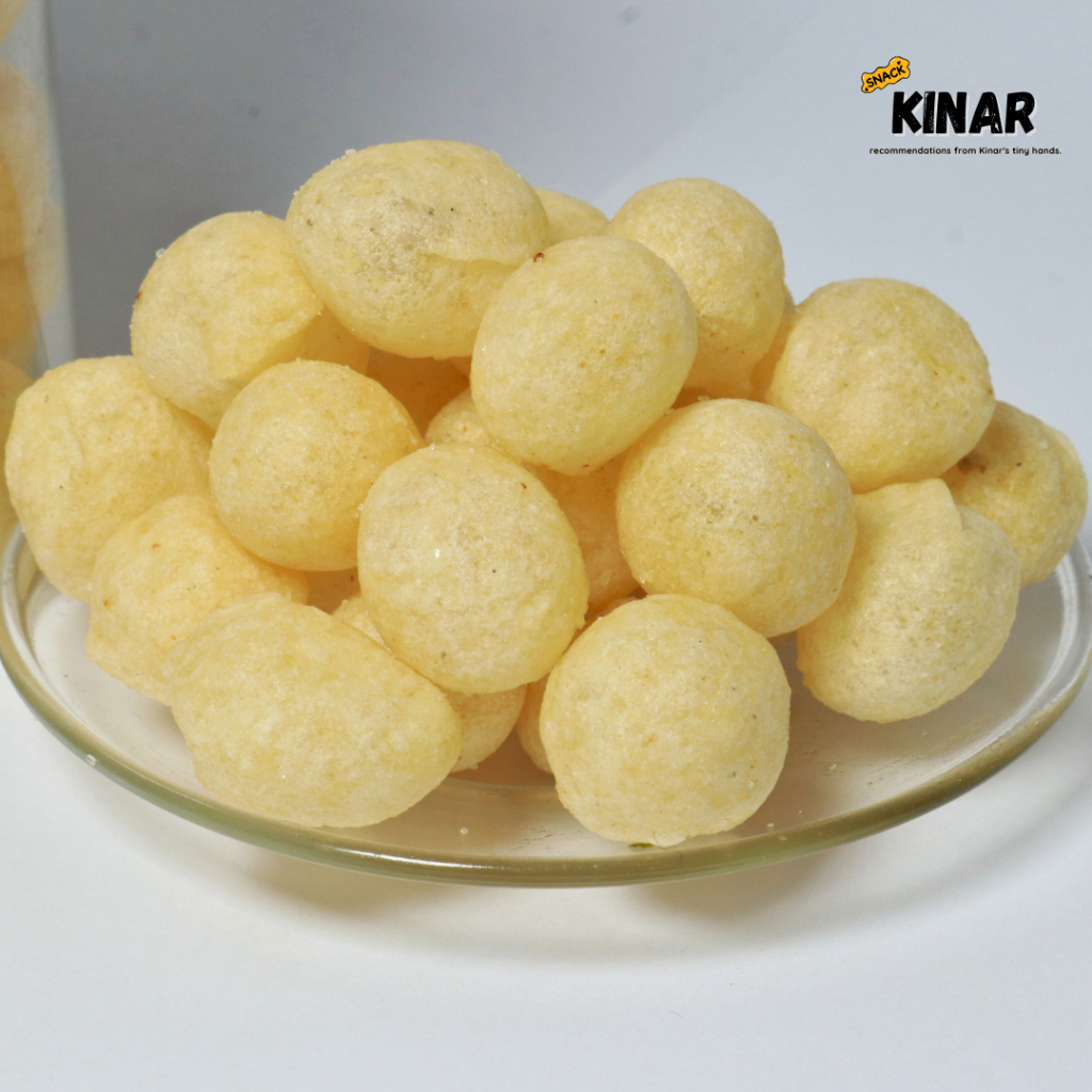 

[TOPLES) Cimol Mini Original Asin Gurih Premium: 750ML/100Gram Sensasi Renyah Gurih!