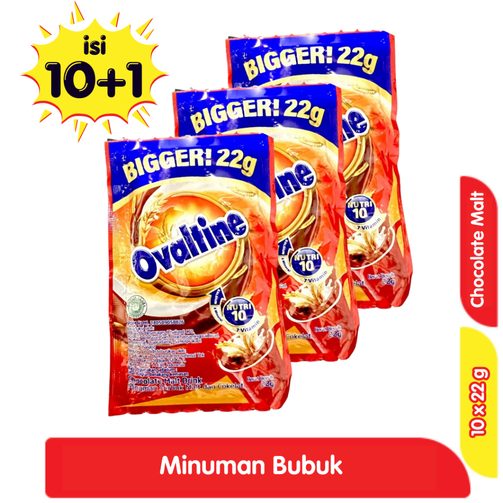 

Ovaltine Chocolate Malt Drink Sachet 10 x 22 g