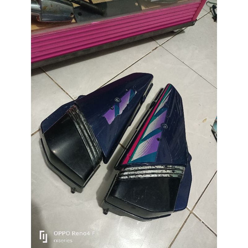 COVER BOK AKI RX KING UNGU ORIGINAL COPOTAN