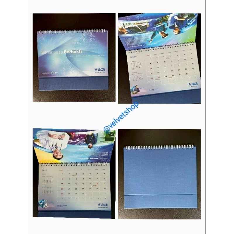 

Kalender meja bulanan Exclusive Bank BCA 2025 new original